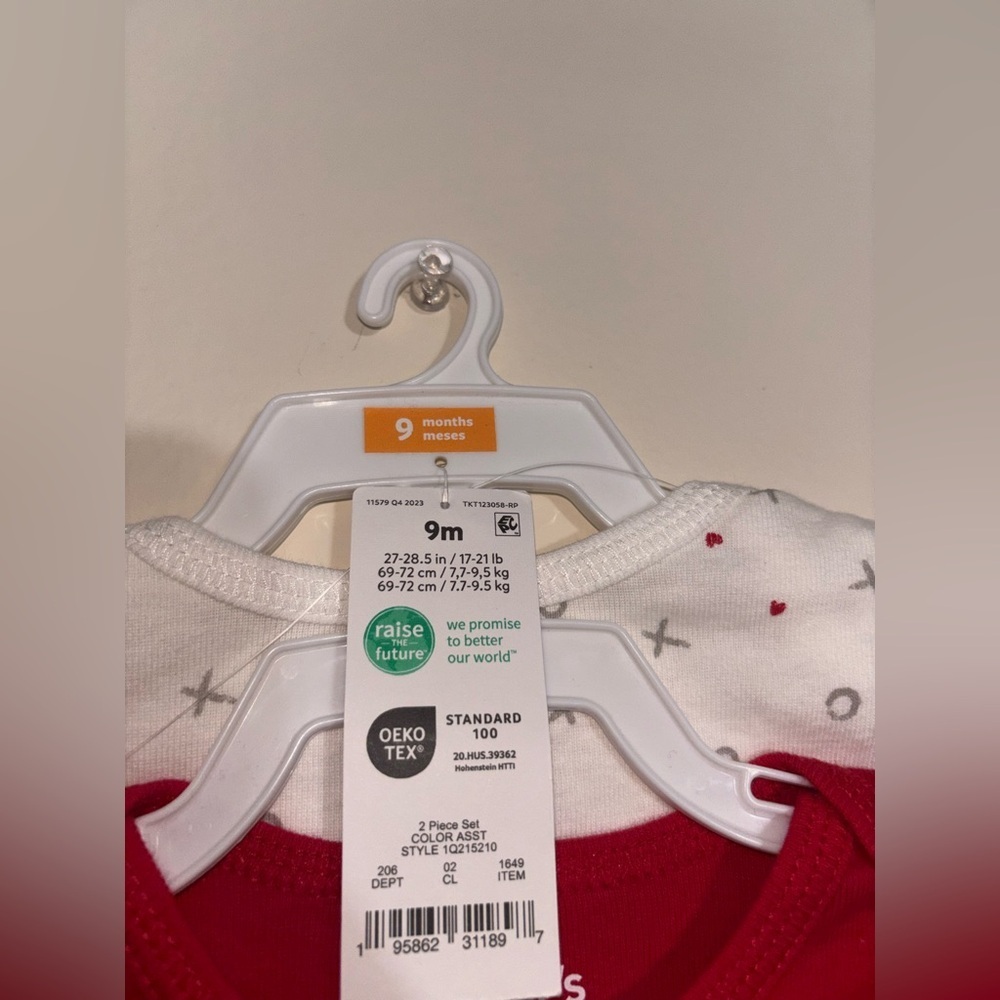Carter's One-Piece - My First Valentine's Day 9 months - Picture 3 of 4